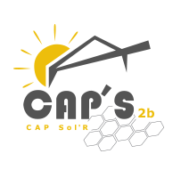 Logo Caps-2B - Entreprise pose de films pour vitrage et rénovation de sols Haute-Corse