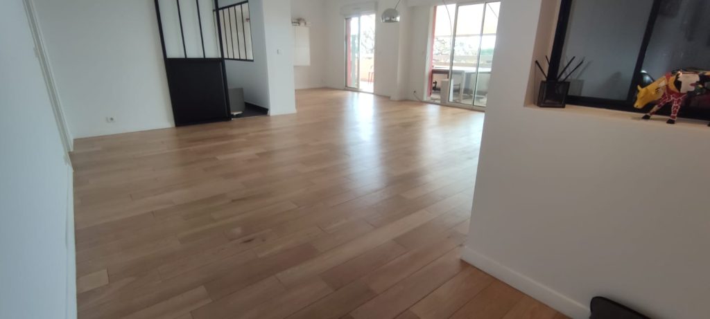 Parquet controcollé Aprés rénovation, ponçé et vitrifié Ville-di-Pietrabugno