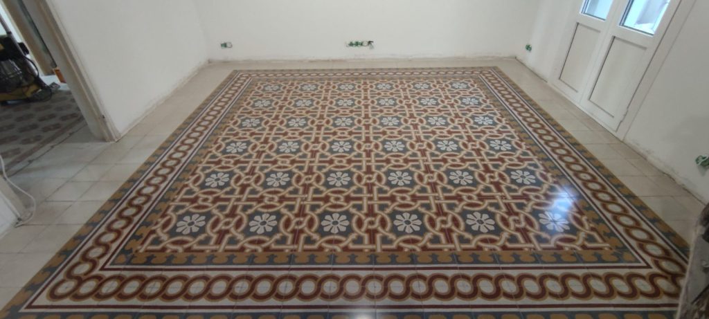 apres renovation carreaux terrazzo imprimes brillants Bastia resultat ponçage cristallisation Caps-2B